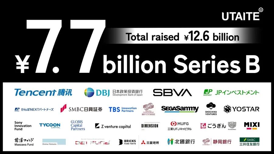 UTAITE raises JPY 7.7 billion for 2.5D entertainment expansion post image