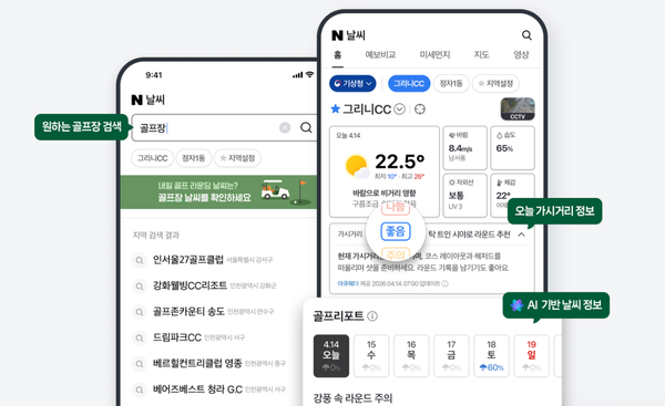Naver Expands Coordinate-Based Weather Service to Golf Courses post image