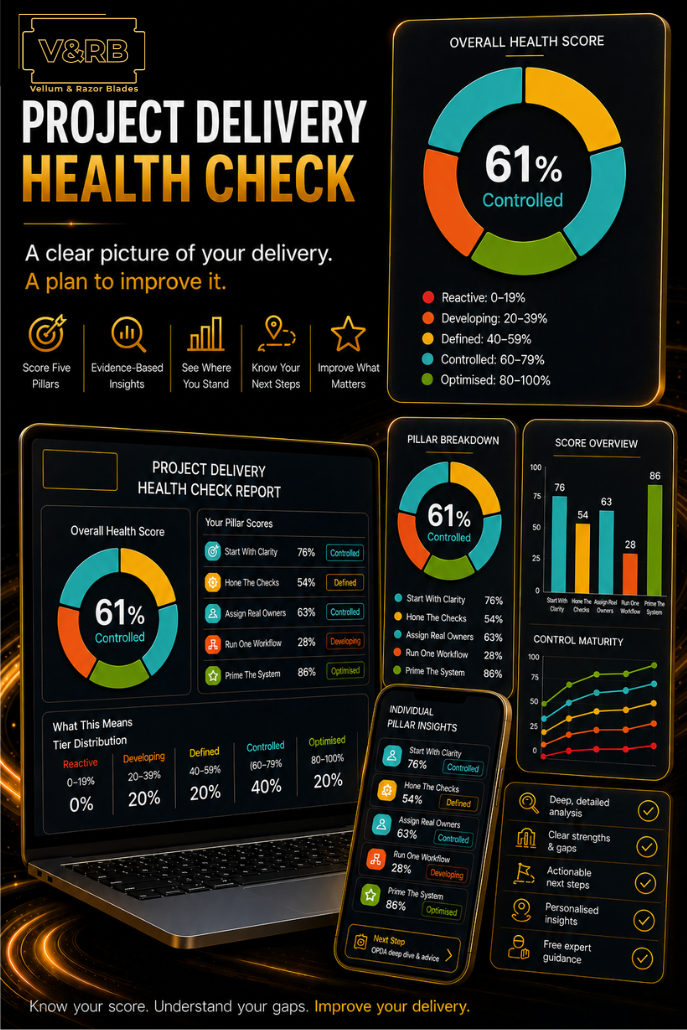 Project Delivery Health Check report preview