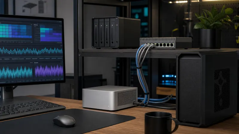 2.5GbE or 10GbE for Local AI? A Practical Home-Lab Network Upgrade hero image