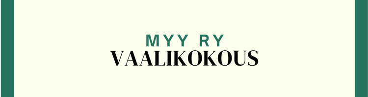 MYY ry:n sääntömääräinen vaalikokous 2025!/ MYY ry's mandatory election meeting 2025!