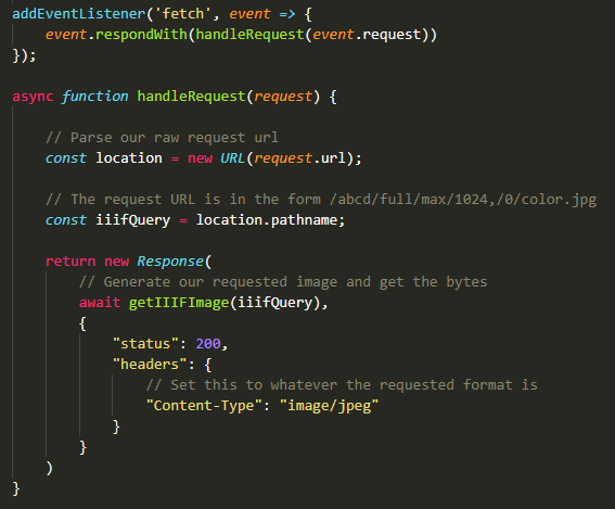 The full HTTP handler