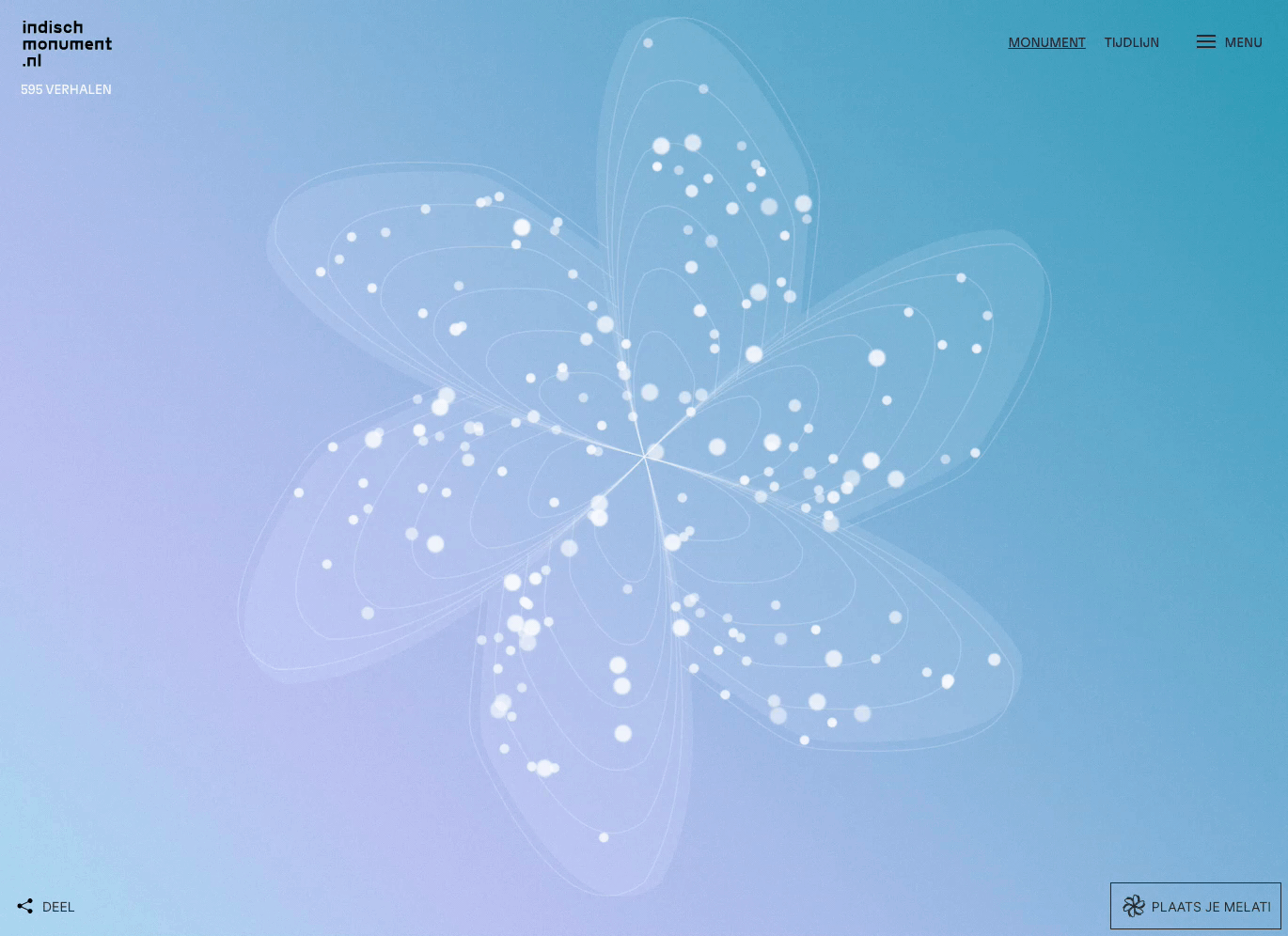 Subtle animation of the Melati flower