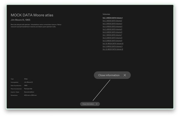 Our fullscreen modal with dynamic island navigation.