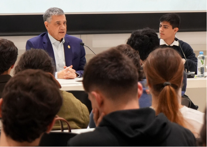 “Recuperé el orden y el sentido común en el PRO”: las reflexiones de Jorge Macri en su paso por la Universidad Di Tella