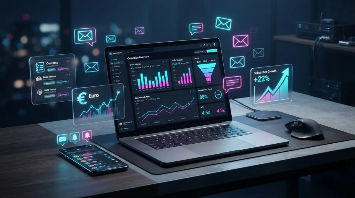 Mailchimp per PMI italiane: prezzi reali 2026 con IVA e costi nascosti.