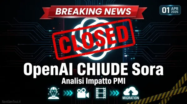 OpenAI Chiude Sora: Cosa Significa per le PMI che Usano Video AI