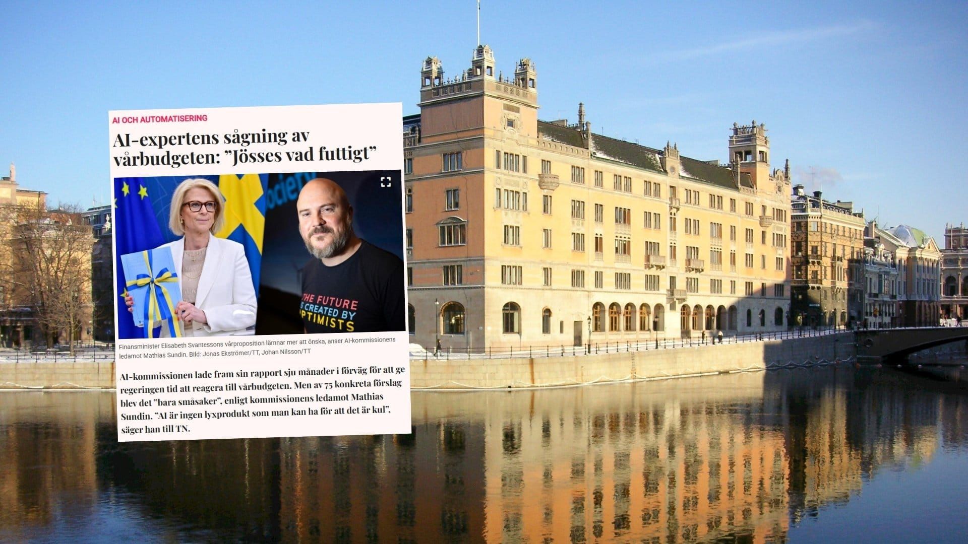 😡 Critical of the government's meager AI budget