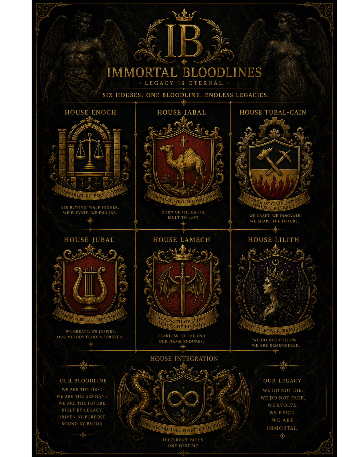 Six Houses, One Bloodline.