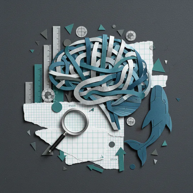 비텐서 TAO 탈중앙 AI와 칠리즈 CHZ 월드컵 테마를 상징하는 페이퍼컷 콜라주 일러스트레이션