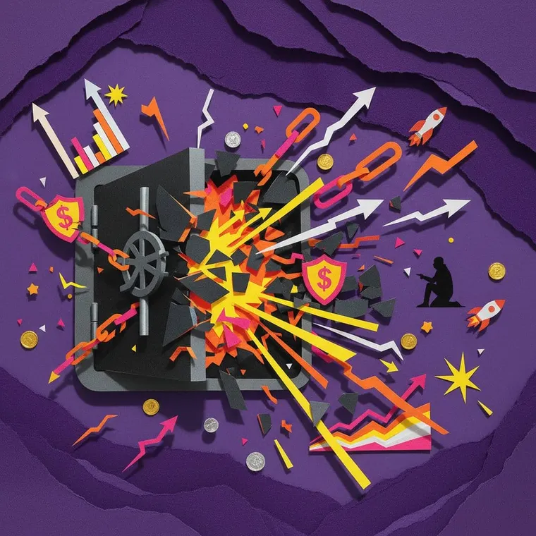 켈프 다오 DeFi 해킹 4332억원 에이브 긴급 동결 충격 페이퍼컷 콜라주 일러스트