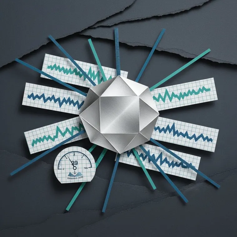 이더리움 ETH 가격 기술적 분석 2026년 4월 RSI MACD 지지 저항선 Glamsterdam 업그레이드 페이퍼컷 일러스트레이션