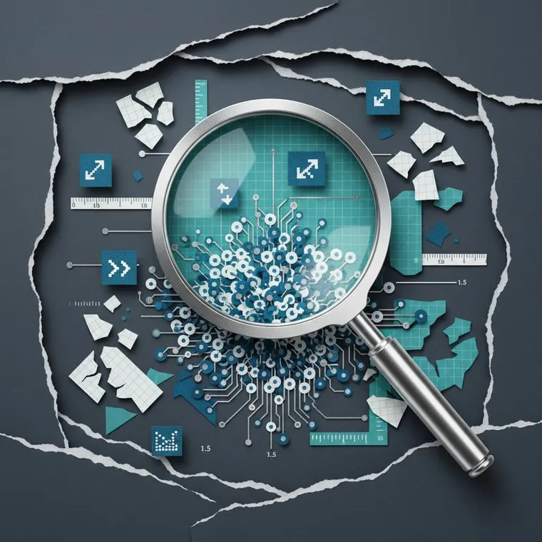 PRL Perle 코인 업비트 상장 AI 데이터 주석 플랫폼 기술 분석 페이퍼컷 콜라주 일러스트레이션