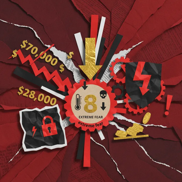 공포탐욕지수 8, 극단적 공포 속 Drift 해킹·관세 충격까지 — 4월 3일 시장 브리핑