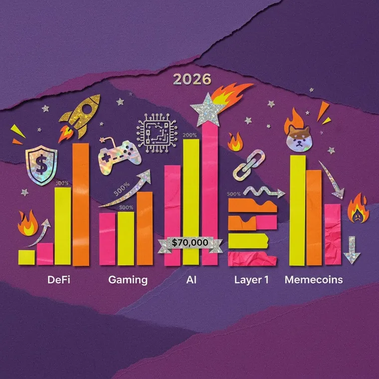 2026년 트렌딩 알트코인: 섹터별 수익률 분석