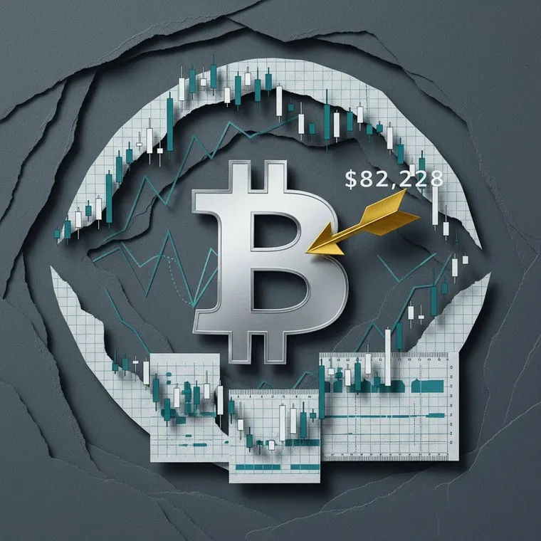 비트코인 BTC 가격 차트 2026년 5월 기술적 분석 온체인 데이터 시나리오 페이퍼컷 일러스트레이션