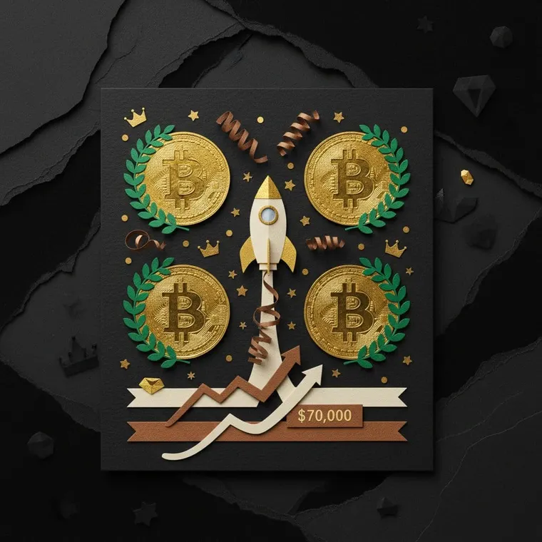 2026년 5월 주목할 알트코인 TOP 4 ETH BIO PENDLE HYPE 추천 코인 페이퍼컷 콜라주 일러스트레이션