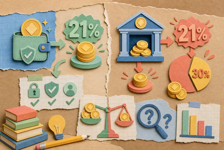 Exchanges advertise 21% staking APY — then keep 30% of it.