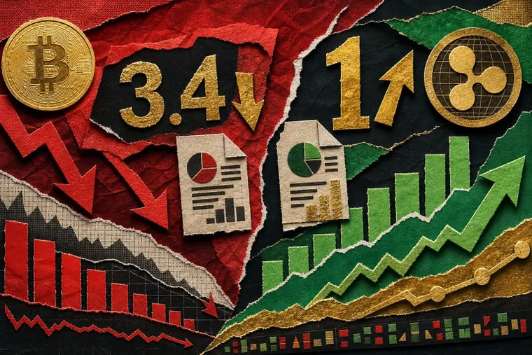 Bitcoin ETFs bled $3.4B this year — XRP just crossed $1B
