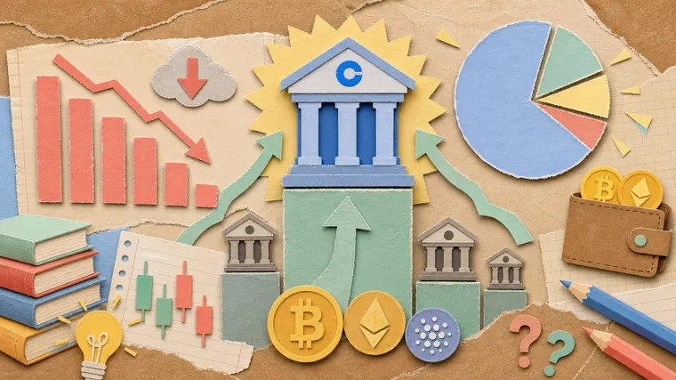 Coinbase's market share hit a record while crypto volumes fell
