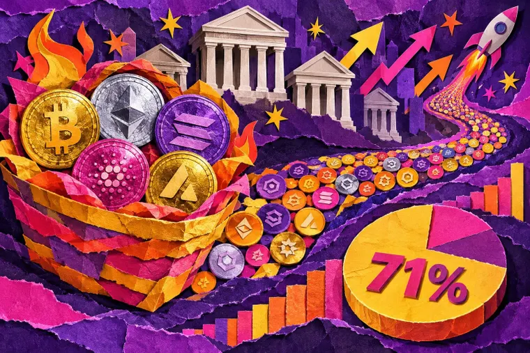 Citrini's token basket is 71% long-tail. Only 5 names top 3%