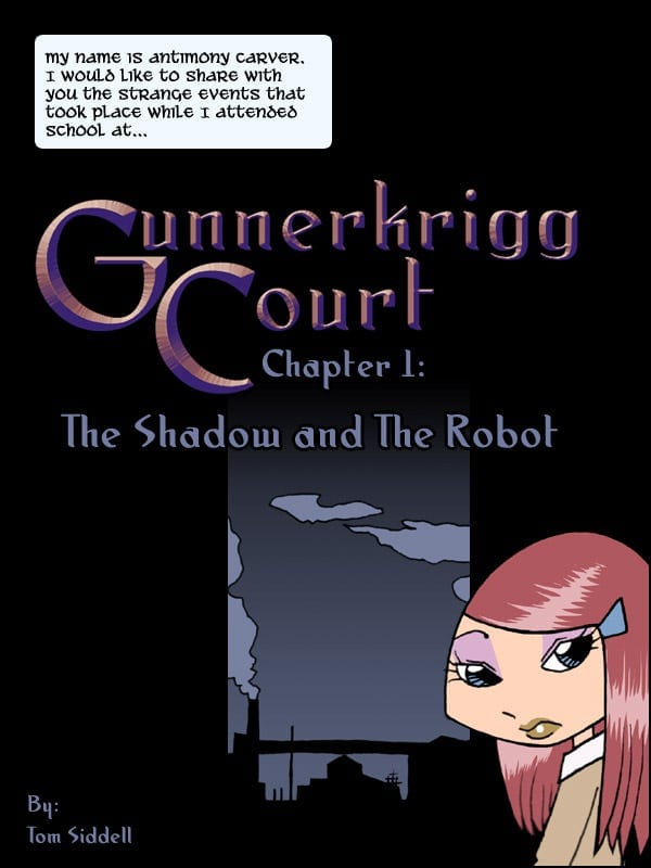 The cover to Chapter 1 of Gunnerkrigg Court
