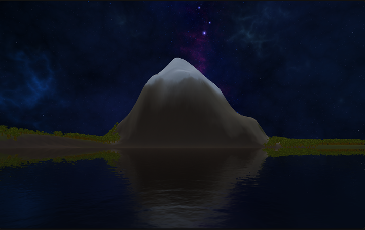 Lake from a dream: the Fresnel effect