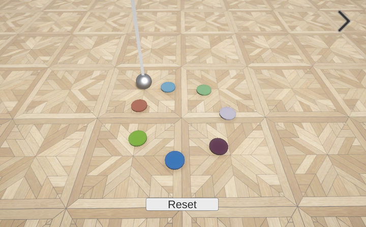 Magnetic pendulum choice maker