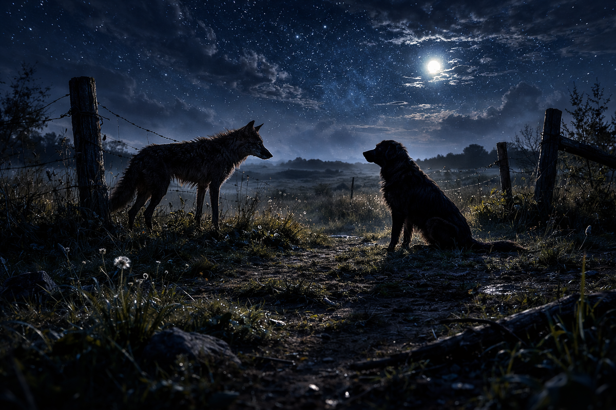 Broom and the Coyote