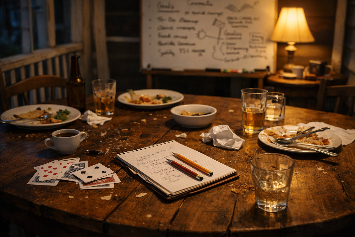 Miss Lettie has something to say to the young ones.