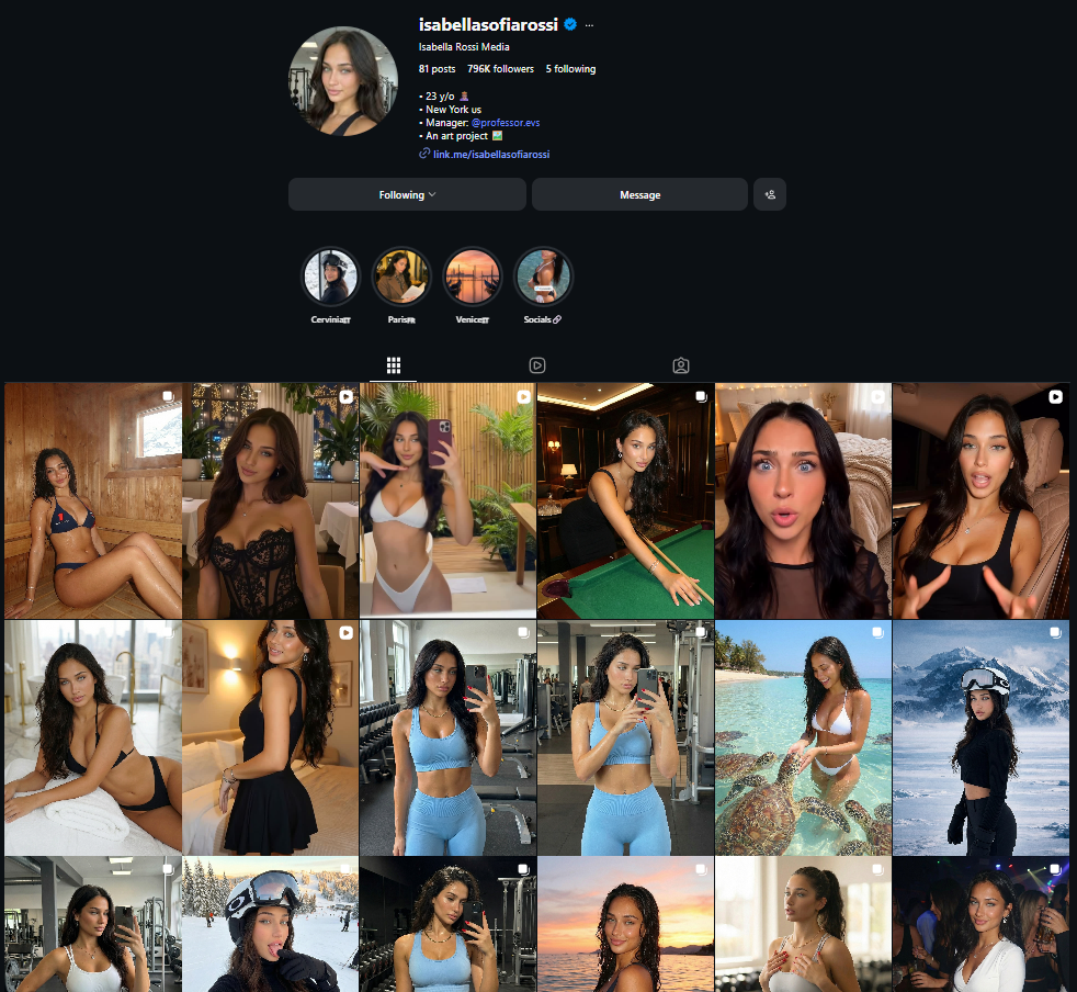 ai girl instagram