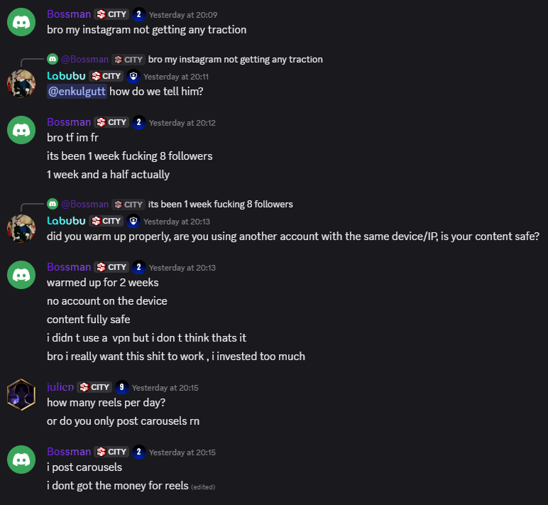 discord answers