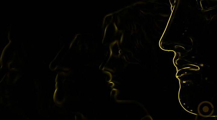 CJB Today Awkward - yellow faces visual art