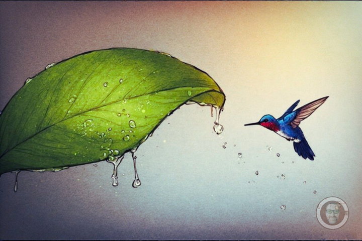 The Sapphire Hummingbird