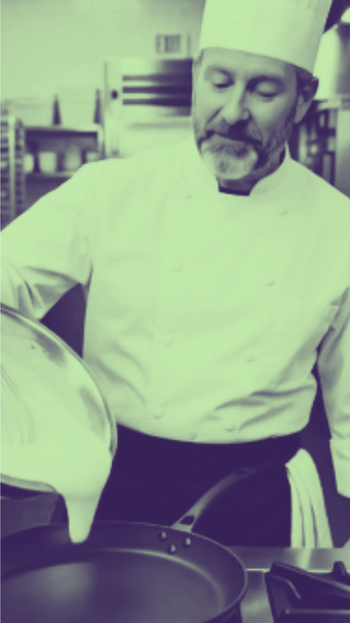 CJB as a chef today