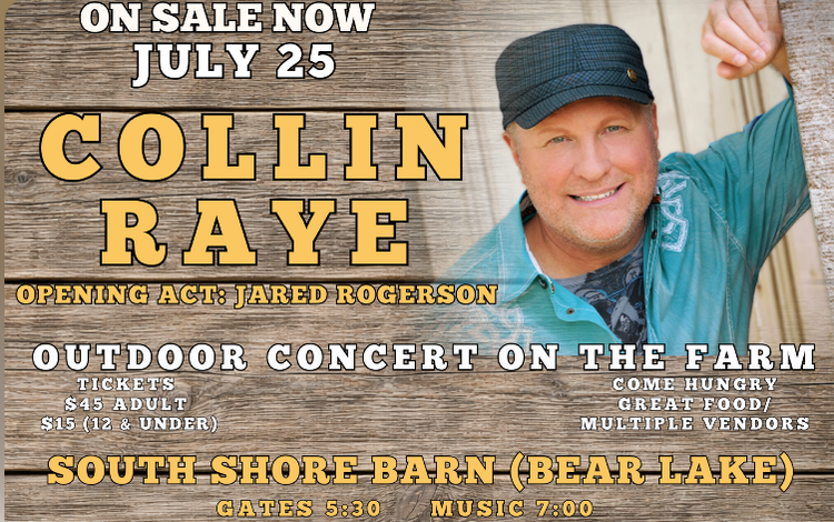 Collin Raye Live at South Shore Barn – Bear Lake’s Must-Attend Summer Concert!