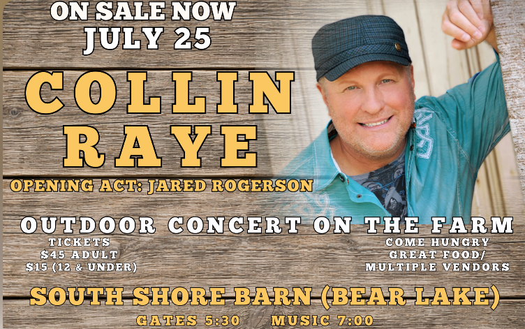 Collin Raye Live at South Shore Barn – Bear Lake’s Must-Attend Summer Concert!
