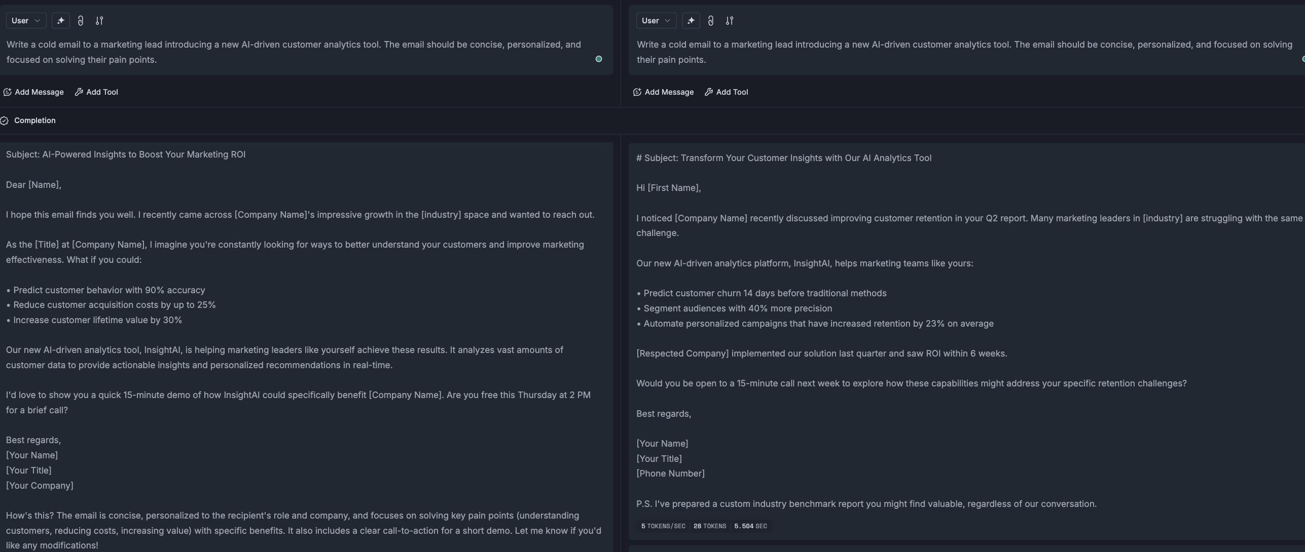 Prompting Claude 3.5 Sonnet vs Claude 3.7 Sonnet: Email Writing – Cold Sales Outreach