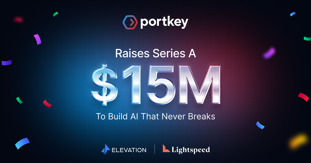 Portkey Raises $15M Series A to Scale the Unified Control Plane for Production AI.