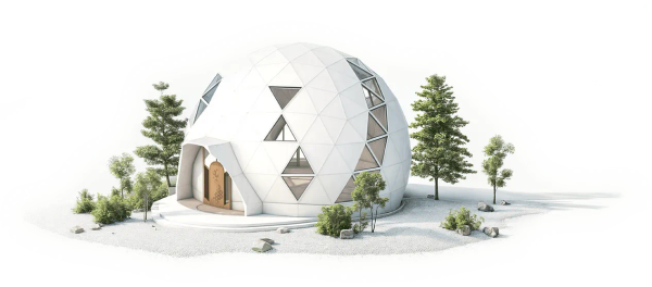 Geoship's Bioceramic Geodesic homes; Thinking outside the box