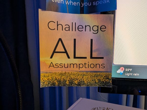Challenging Assumptions (Without Knowing Where They Are)