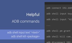 Helpful ADB commands