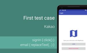 First test case with Kakao framework