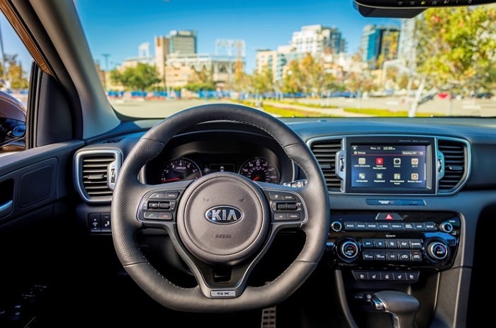 2017 Sportage SX Turbo interior dash