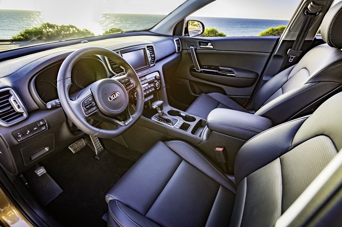 2017 Sportage SX Turbo interior