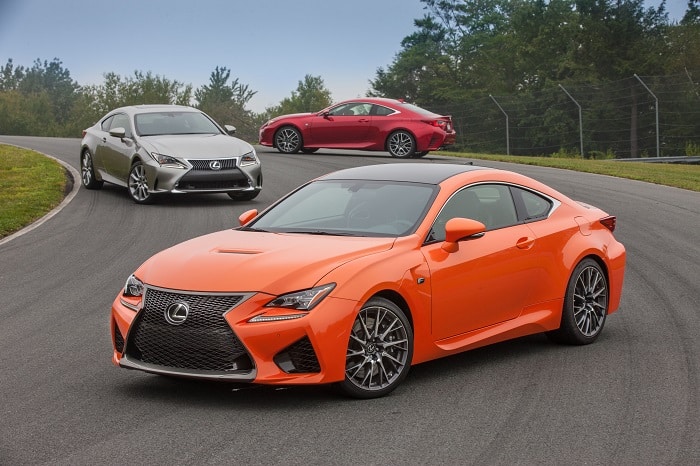 2015 Lexus RC family of vehicles