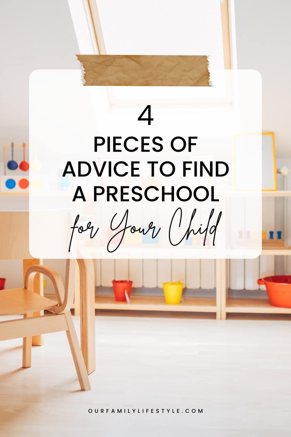 4 Pieces Of Advice And Find a Preschool For Your Child