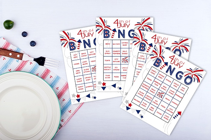 printable 4th of July Bingo
