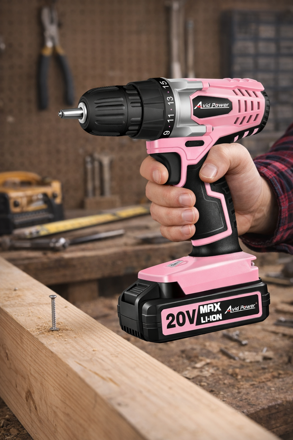 AVID POWER 20V MAX Cordless Drill Set