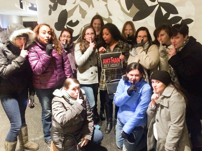 Ant-Man secret set visit